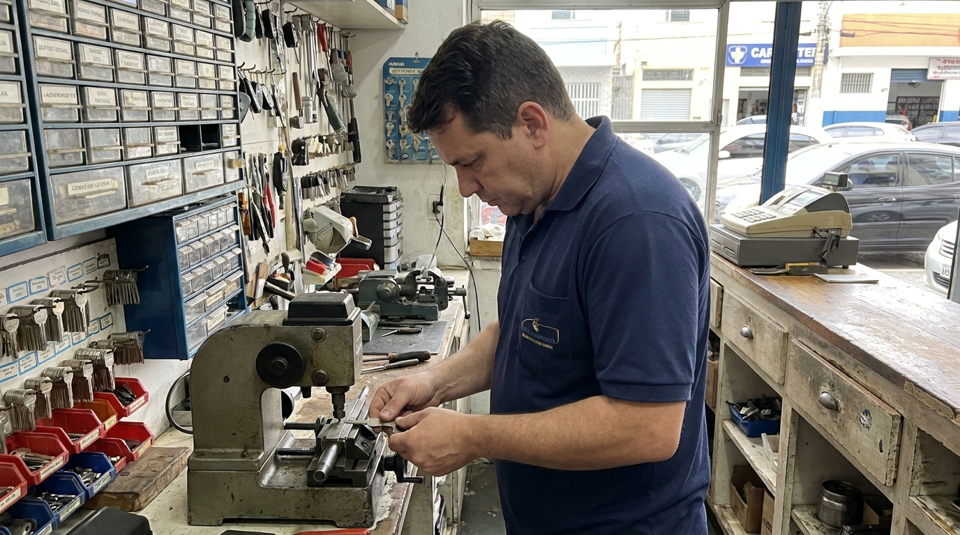 Confecção de Chave Automotiva profissional em Cuiabá‑MT